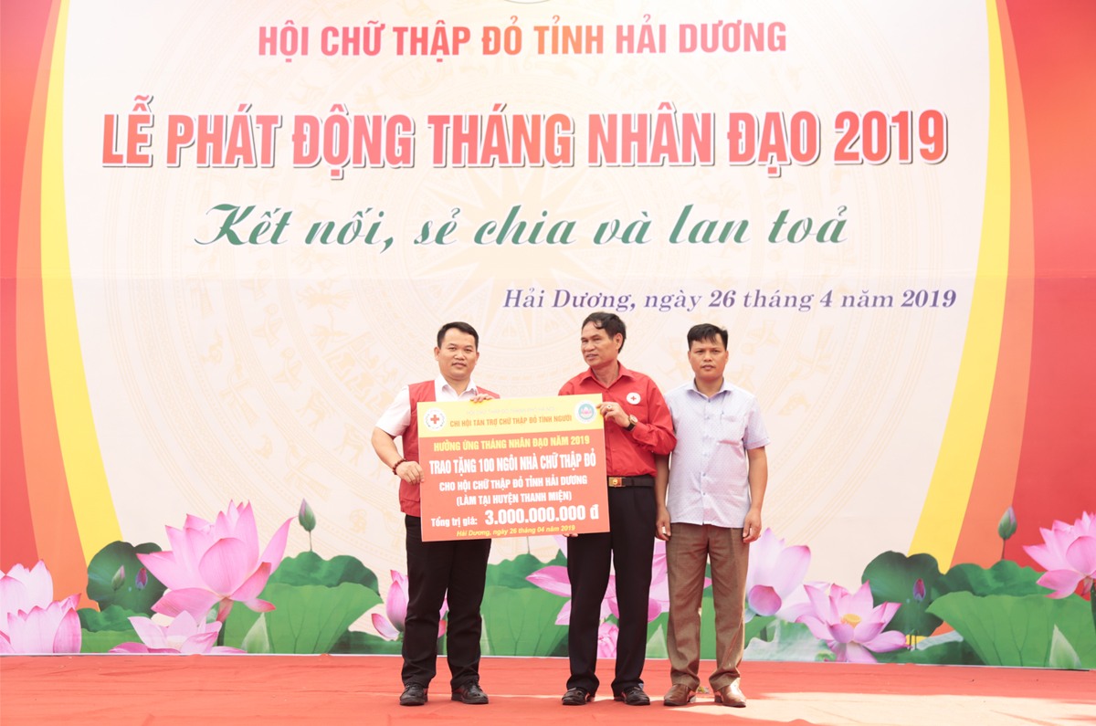 Lễ phát động Tháng Nhân đạo năm 2019 tại Hải Dương