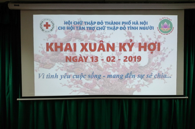 Chi hội Tán trợ Chữ thập đỏ Tình Người Khai Xuân Kỷ Hợi 2019